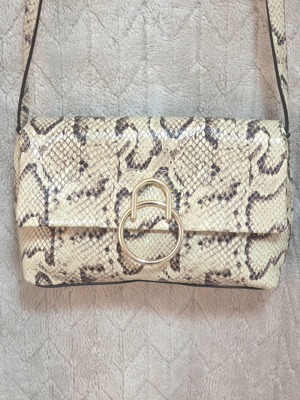 Vince Camuto Snakeskin Genuine Leather Crossbody